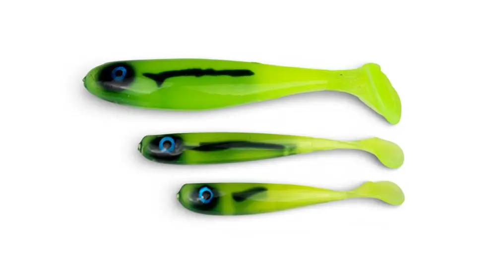 Doprava Zdarma Yaccuza Gumová Nástraha Hand Made Killer Airbrush Neon Ghost - 12,5 cm 11 g 2 ks