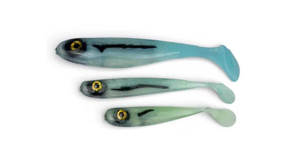 Yaccuza Gumová Nástraha Hand Made Killer Airbrush Blue Silver Ghost Levný
