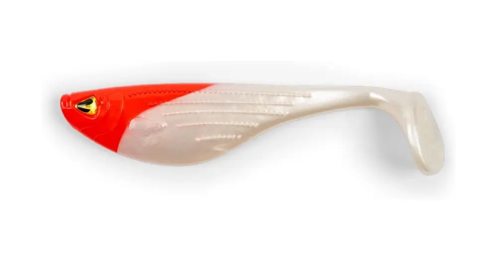 Dokud Zásoby Vydrží Black Cat Gumová Nástraha Big Hit Shad 18 cm - Red Head