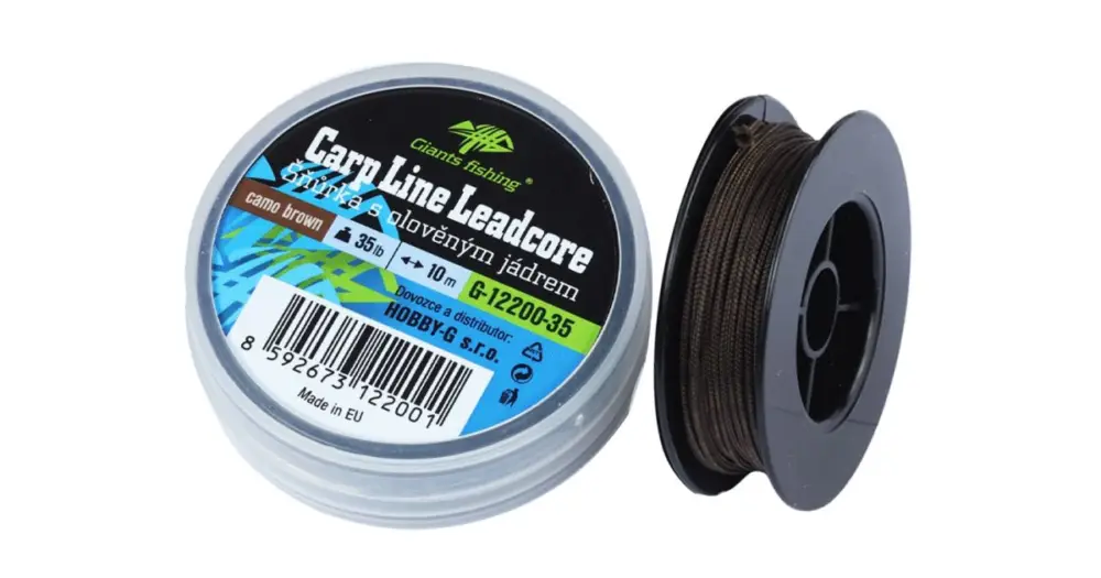 Časově Omezené Giants Fishing Olověná Šňůra Carp Line Leadcore Camo Brown 10 m - 35 lb