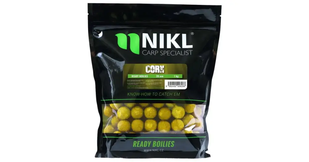 Nikl Boilie Ready Corn - 250 g 20 mm Novinka