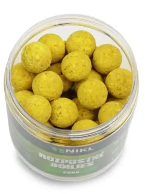 Značkový Nikl Boilies Rozpustné Corn 250 ml - 18 mm