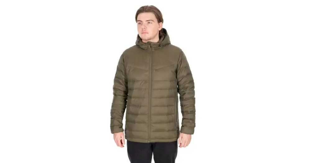 Fox Bunda Explorer Downfill Packaway Khaki Jacket Autentický