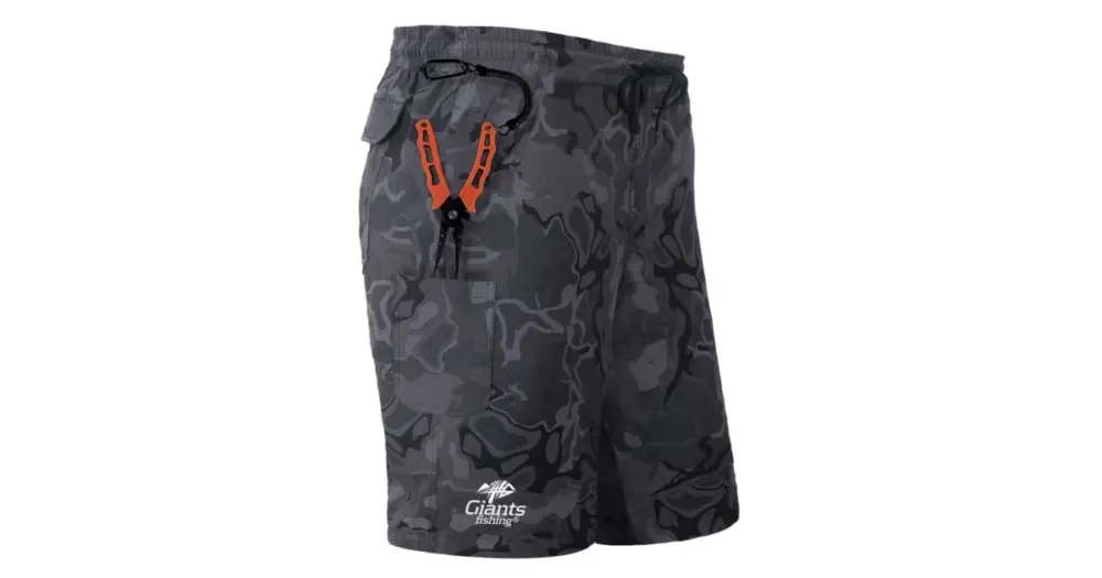 Vrácení Zdarma Giants Fishing Kraťasy Shorts Quick Dry UV50+ Camo Grey - L