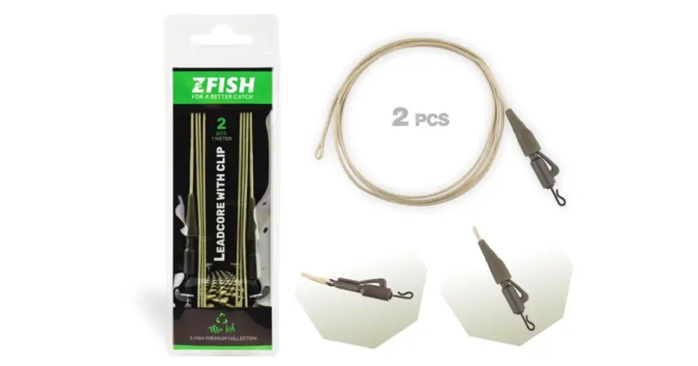 Autentický Zfish Hotová Montáž Leadcore Lead Clip 2 ks
