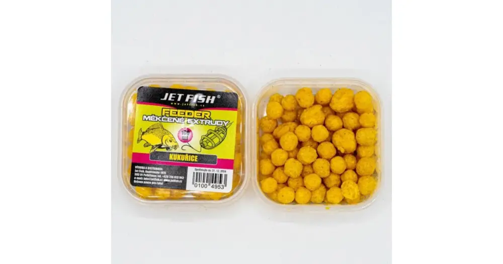 Jet Fish Měkčené Extrudy 100 ml - Kukuřice Horká Nabídka