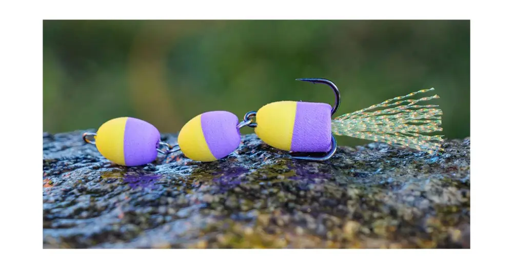 Top Prodej Redbass Mandula Yellow/Purple - X 90 mm 3,5 g