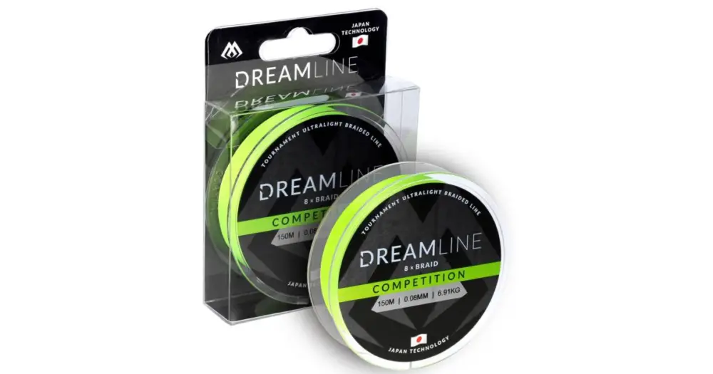 Tovární Cena Mikado Splétaná Šňůra Dreamline Competiton Fluo Zelená 150 m - 0,16 mm 15,54 kg