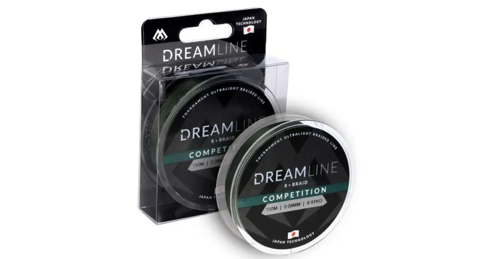 Super Cena Mikado Splétaná Šňůra Dreamline Competition Zelená 150 m - 0,16 mm 15,54 kg