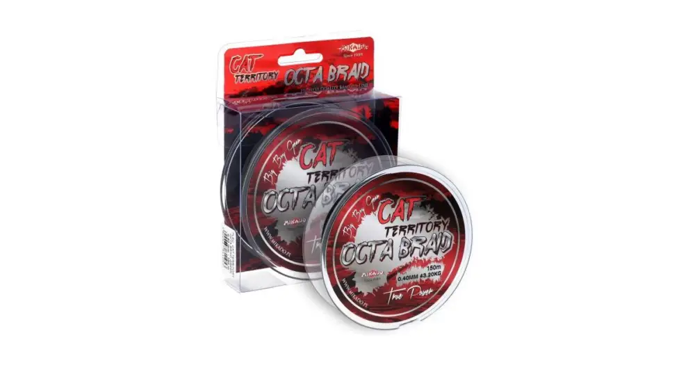 Sleva Mikado Splétaná Šňůra Cat territory Octa Braid Zelená 150 m - 0,70 mm 76,40 kg