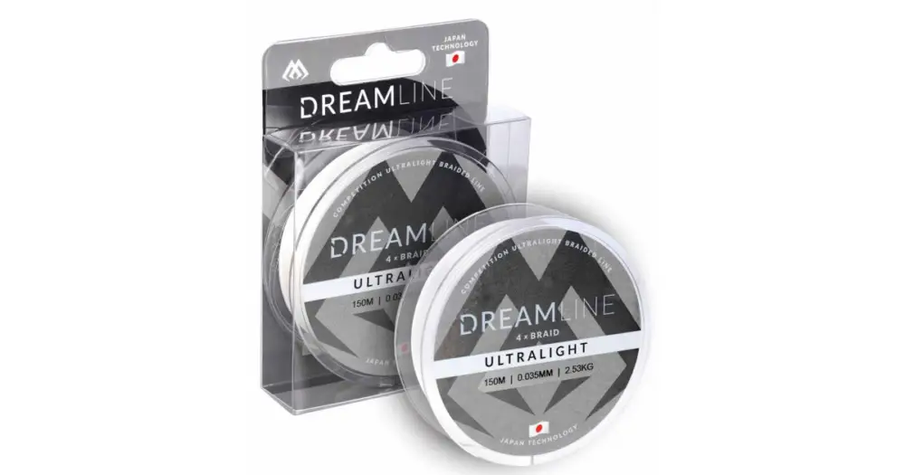 Mikado Splétaná Šňůra Dreamline Ultralight Bílá 150 m - 0,058 mm 4,43 kg Autentický