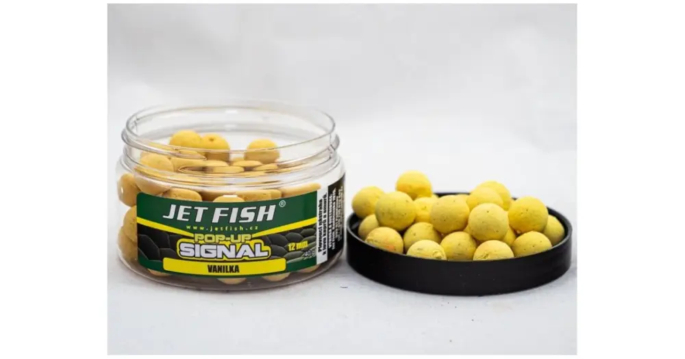 Jet Fish Signal Pop Up Vanilka - 40 g 12 mm Zlevněný