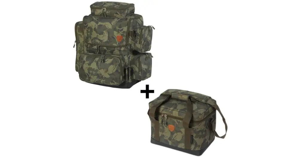 Nízká Cena Giants Fishing Akční Set Batoh Luxury X-Large Rucksack + Chladící Taška Thermo Cooler Bag