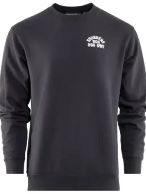 Zlevněný Grundéns Mikina 1926 Crew Sweatshirt Black - S