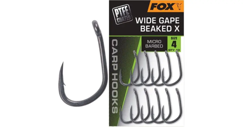 Nízká Cena Fox Háčky Wide Gape Beaked X 10 ks - 4