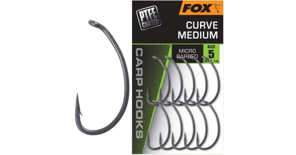 Fox Háčky Curve Shank Medium 10 ks Cenový Hit
