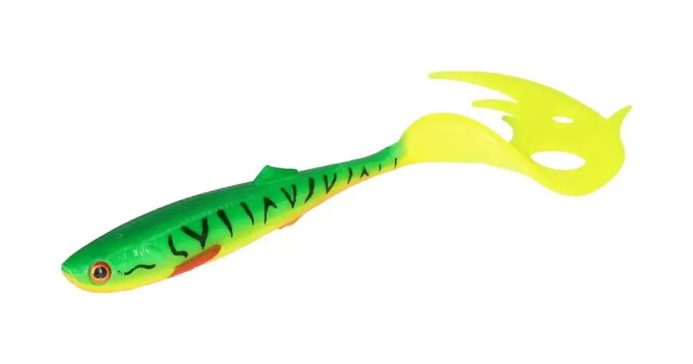 Mikado Gumová Nástraha Sicario Pike Tail Firetiger Balení - 18 cm 29 g 2 ks Objednat Nyní