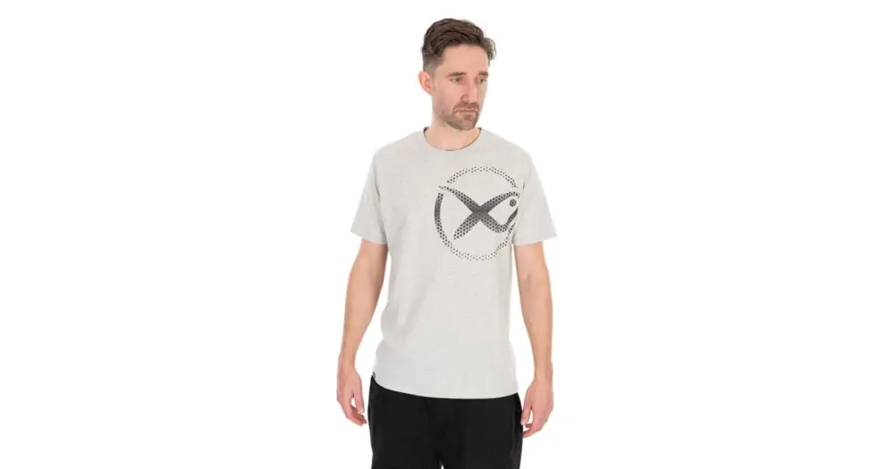 Matrix Tričko Large Mesh Logo T-Shirt Grey - L Levný