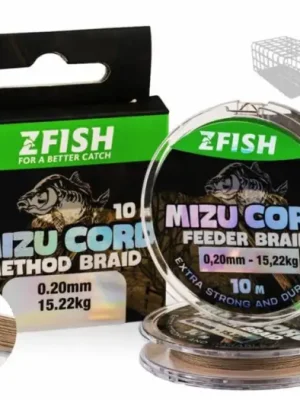 Zfish Šňůrka MizuCord Method Feeder Braid 10 m - 0,18 mm 13,83 kg Sleva