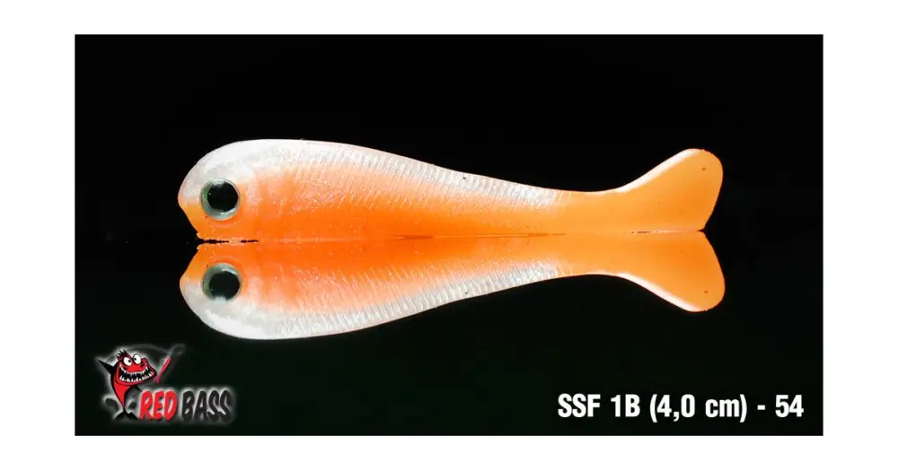 Redbass Gumová Nástraha Mikrosmáček SSF 1B 54 UV Color - 4 cm 0,6 g Akce