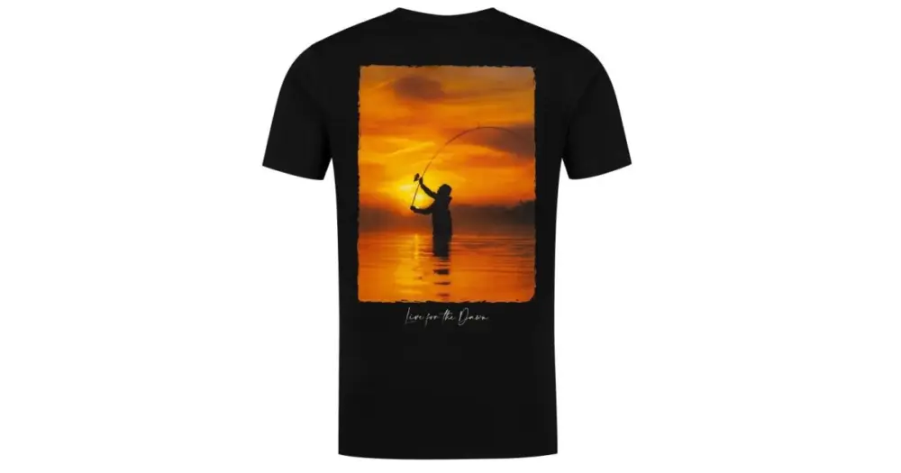 Korda Tričko Sunrise Tee Black - XL Ihned K Objednání