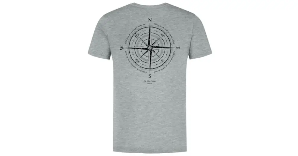 Korda Tričko Compass Tee Heather Grey - L Odeslání Ihned