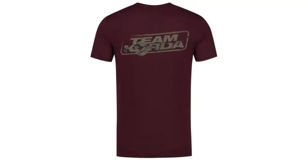 Ověřený Korda Tričko TK Digi Kamo Tee Burgundy - XXXXL