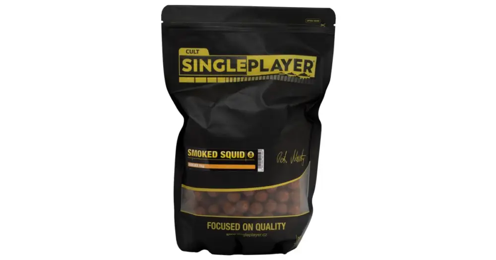 Singleplayer Boilies Smoked Squid - 5 kg 20 mm Top Prodej