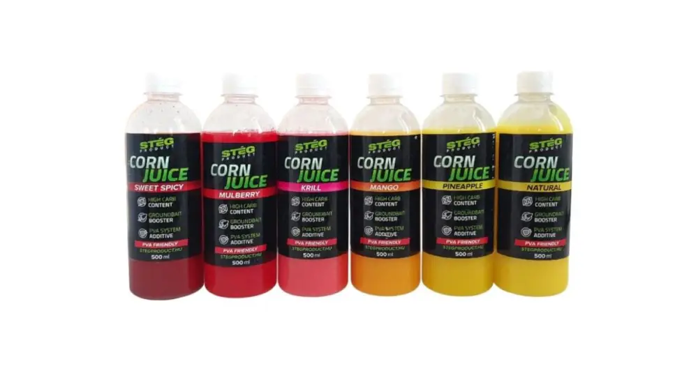 Stég Booster Corn Juice 500 ml - Chili Peach Top Prodej