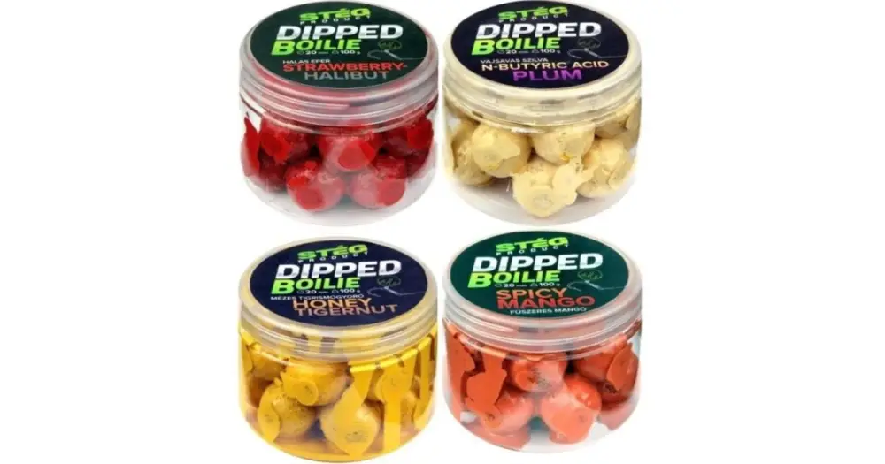 Stég Boosterované Boilie Dipped Boilie 100 g 20 mm Hit Sezóny