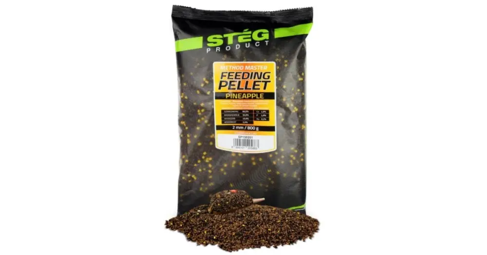 Cenově Výhodný Stég Pelety Feeding Pellet 800 g 2 mm - Pineapple