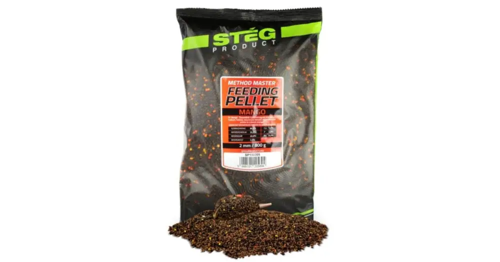 Časově Omezené Stég Pelety Feeding Pellet 800 g 2 mm - Mango