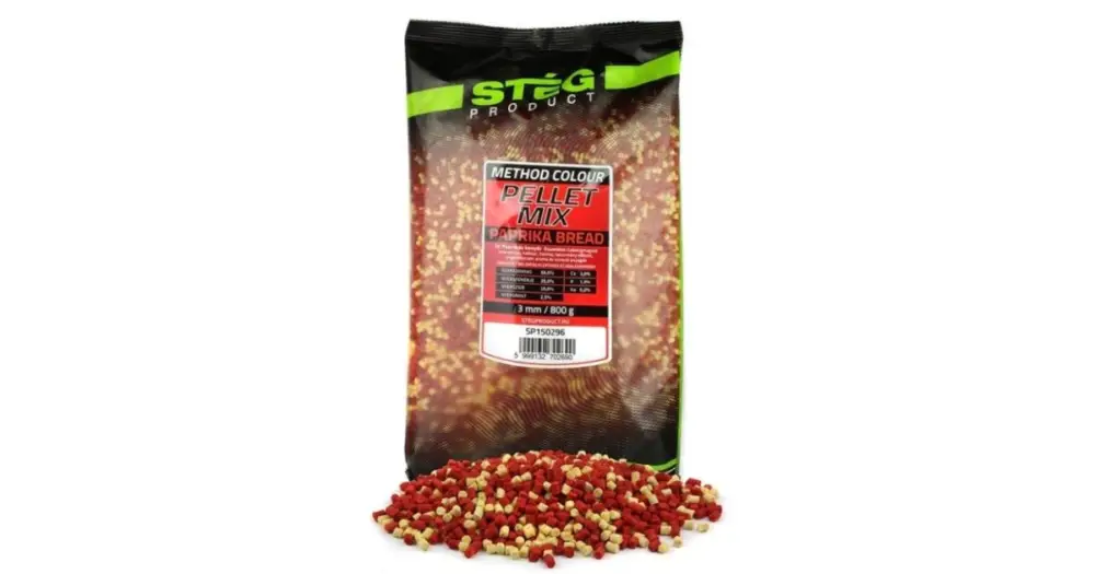 Tovární Cena Stég Pelety Pellet Mix 800 g 3 mm - Paprika Bread
