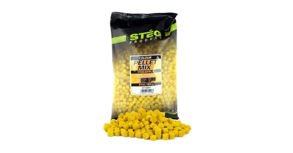 Stég Pelety Pellet Mix 800 g 8 mm - Pineapple Autentický