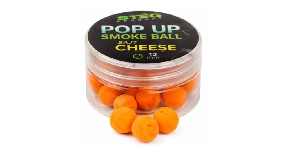 Stég Plovoucí Boilie Pop Up Smoke Ball 10 g 12 mm - Cheese Expresní Doručení