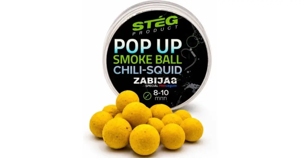 Stég Plovoucí Boilie ZABIJAQ Pop Up SB 10 g 8-10 mm - Chili Squid Top Prodej