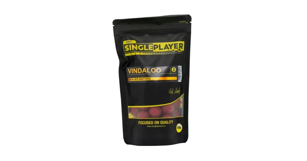 Víkendová Akce Singleplayer Vyvážené Boilies Wafters Vindaloo 200 g 20 mm