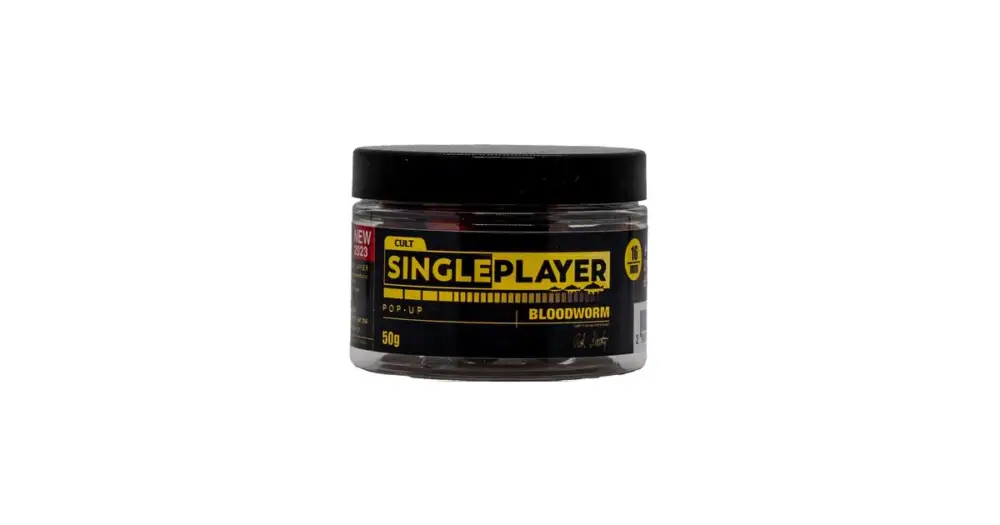 Singleplayer Plovoucí Boilies Pop-Up Boilies Bloodworm 50 g - 16 mm Koupit Online
