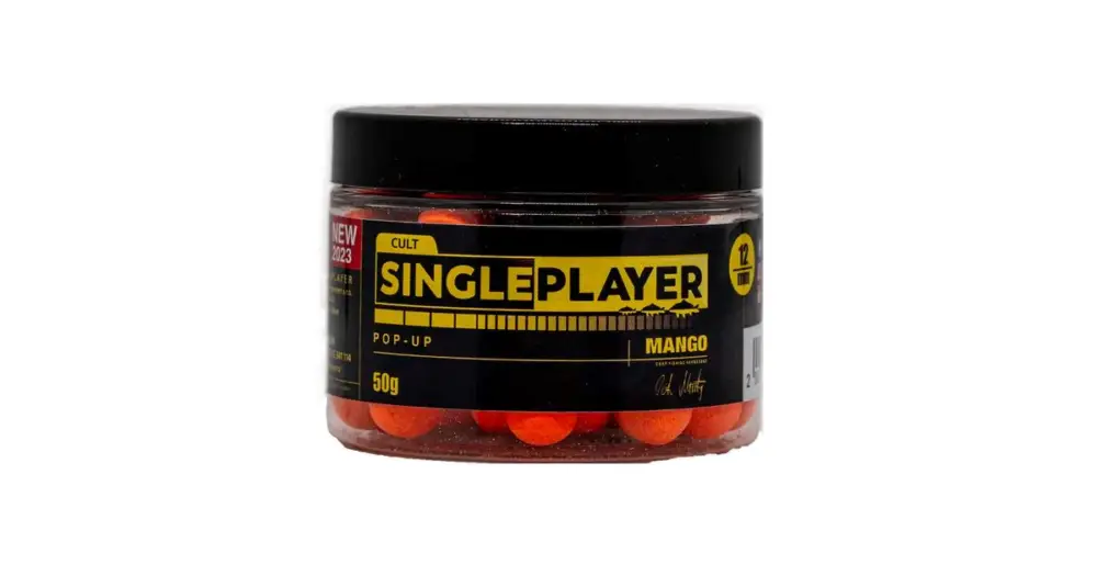 Ověřený Singleplayer Plovoucí Boilies Pop-Up Boilies Mango 50 g - 16 mm