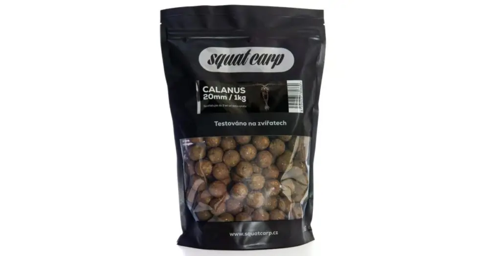 Akční Cena Squat Carp Boilies Calanus - 1 kg 30 mm