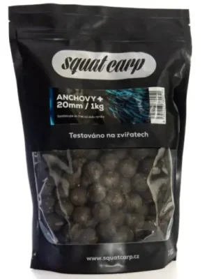 Zlevněný Squat Carp Boilies Anchovy+