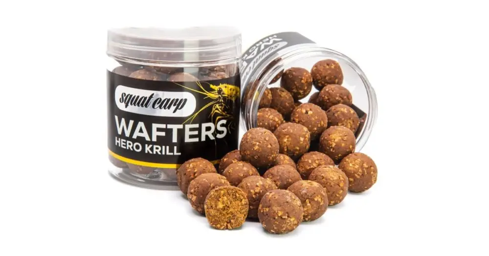 Squat Carp Vyvážené Boilies Wafters Hero Krill - 150 g 24 mm Ihned K Objednání