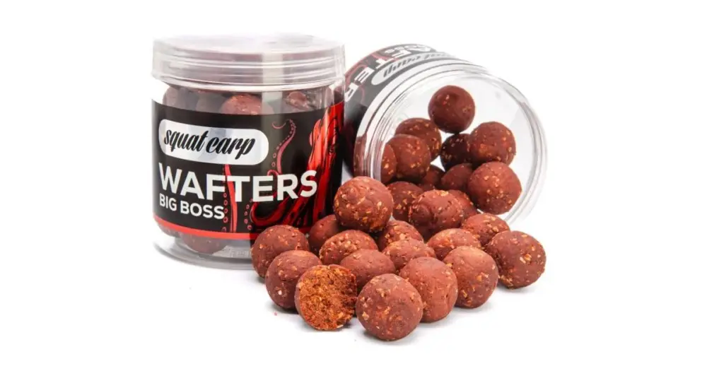 Squat Carp Vyvážené Boilies Wafters Big Boss - 150 g 24 mm Speciální Cena