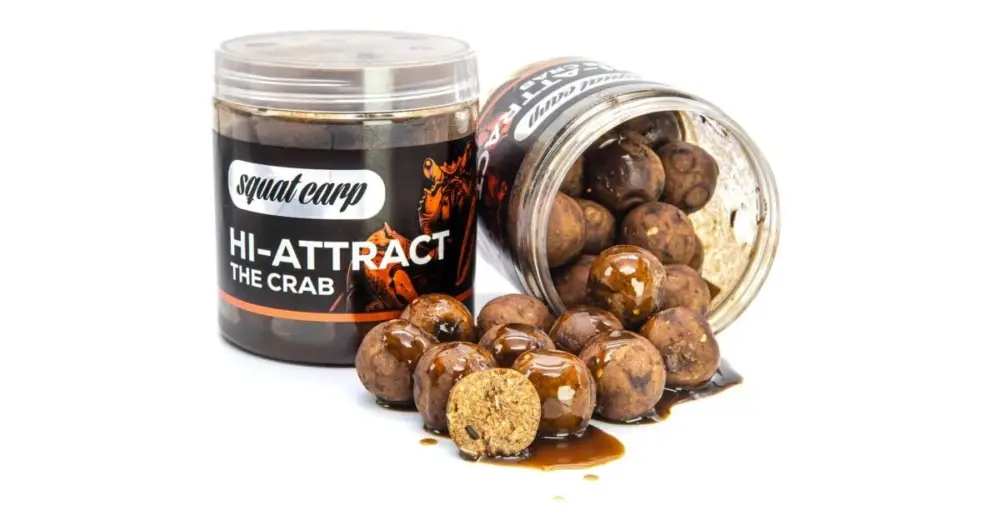 Sleva Squat Carp Boilies v Dipu Hi-Attract The Crab 220 g