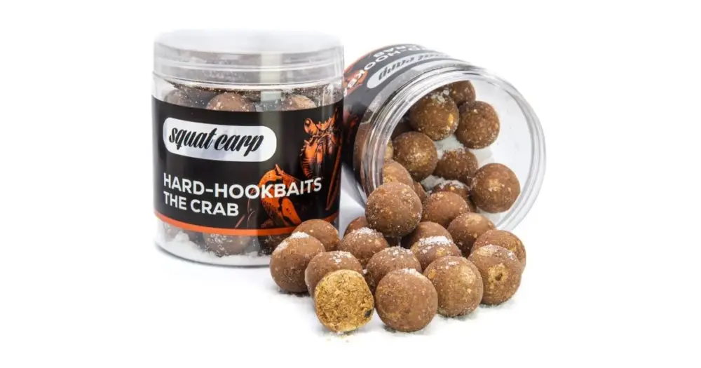 Squat Carp Tvrzené Boilies Hard Hookbaits 170 g - 24 mm Akce