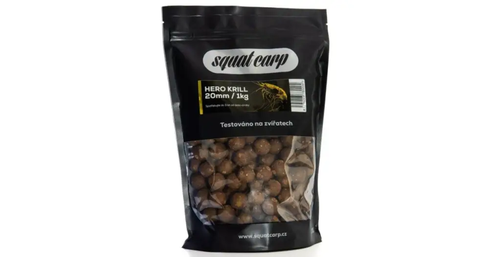 Squat Carp Boilies Hero Krill - 1 kg 30 mm Tovární Cena
