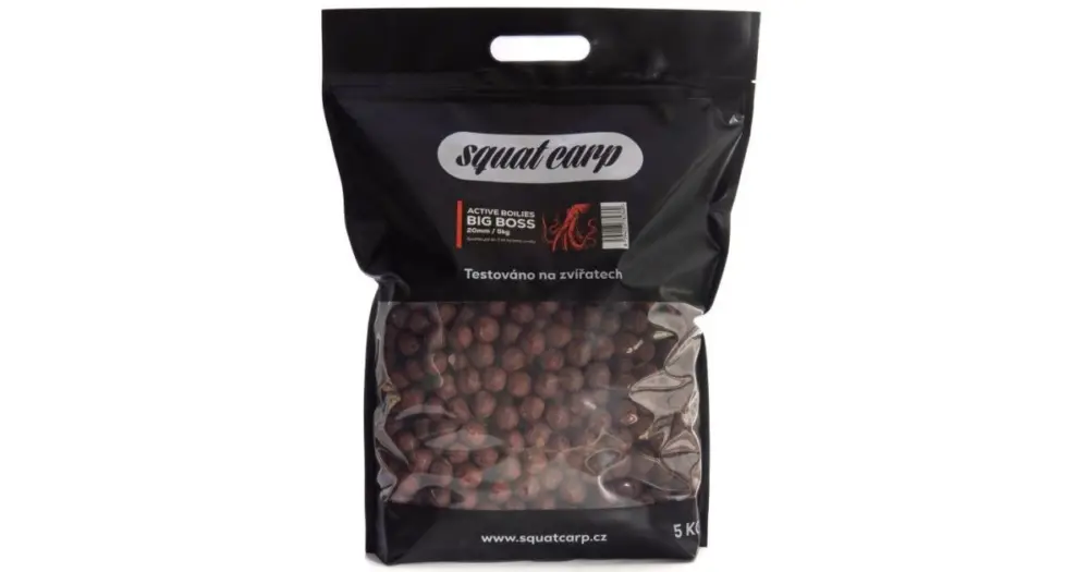Přímo Od Výrobce Squat Carp Active Boilies Big Boss - 5 kg 24 mm