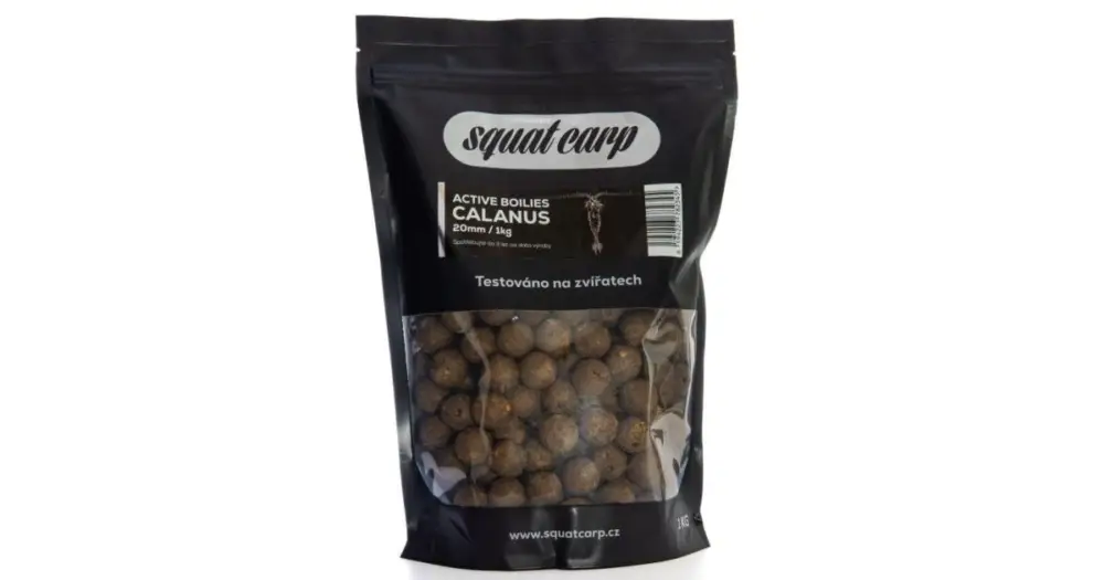 Oblíbený Squat Carp Active Boilies Calanus - 5 kg 20 mm