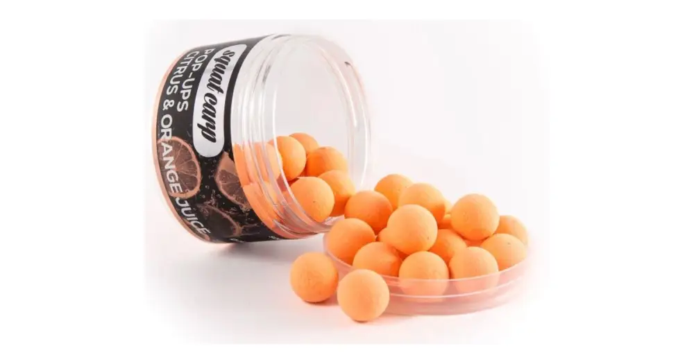 Squat Carp Plovoucí Boilies Pop-Up Citrus & Orange Juice 60 g - 16 mm Horká Nabídka