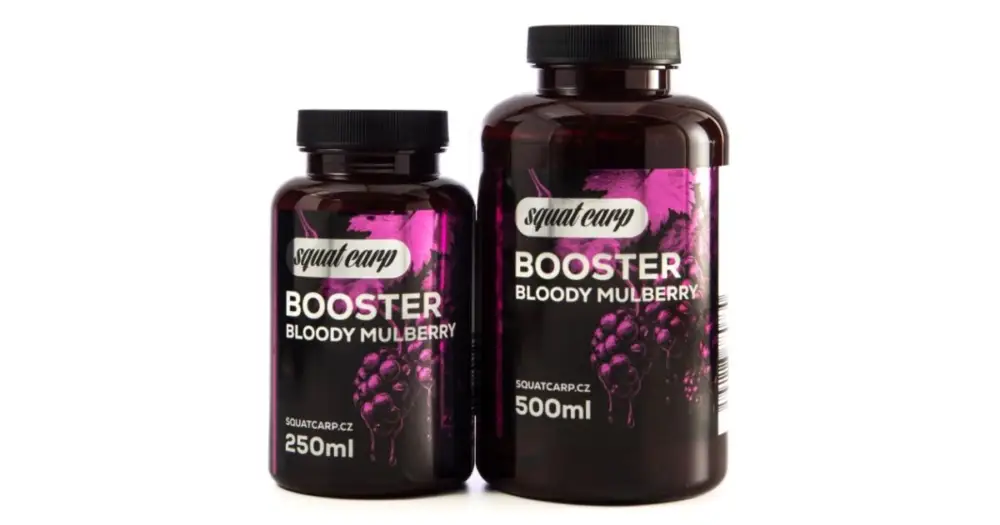 Cenový Hit Squat Carp Booster Bloody Mulberry - 250 ml